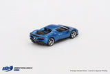 (Pre-Order) 1:64 Ferrari 296 GTB -- Blu Corsa (Blue) -- BBR