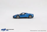 (Pre-Order) 1:64 Ferrari 296 GTB -- Blu Corsa (Blue) -- BBR