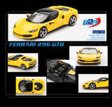 (Pre-Order) 1:64 Ferrari 296 GTB -- Giallo Modena (Yellow) -- BBR