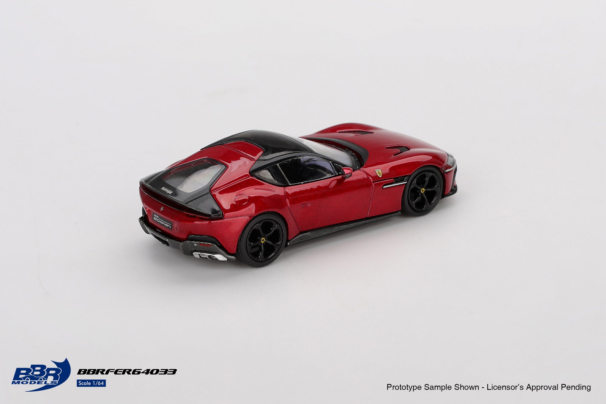Pre-Order) 1:64 Ferrari 12 Cilindri -- Rosso Imola (Red) -- BBR