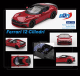 (Pre-Order) 1:64 Ferrari 12 Cilindri -- Rosso Imola (Red) -- BBR