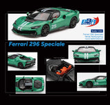 (Pre-Order) 1:64 Ferrari 296 Speciale -- #25 Verde Nürburgring (Green) -- BBR
