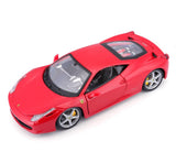 1:24 Ferrari 458 Italia -- Red -- Bburago Race & Play