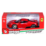 1:24 Ferrari 458 Italia -- Red -- Bburago Race & Play