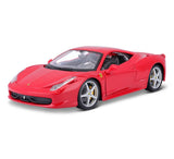 1:24 Ferrari 458 Italia -- Red -- Bburago Race & Play