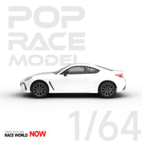 1:64 Subaru BRZ 2022 -- Crystal White -- Pop Race