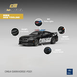 1:64 Ford Mustang Dark Horse -- Police Car -- CM-Model
