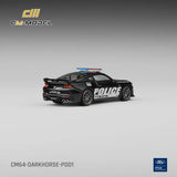 1:64 Ford Mustang Dark Horse -- Police Car -- CM-Model