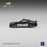 1:64 Ford Mustang Dark Horse -- Police Car -- CM-Model