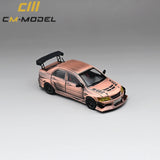 1:64 Mitsubishi Lancer Evolution IX (9) Widebody -- Bronze Manga Art -- CM-Model