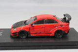 1:64 Misubishi Lancer EVO X Varis -- Red / Black Carbon -- CM-Model