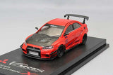 1:64 Misubishi Lancer EVO X Varis -- Red / Black Carbon -- CM-Model