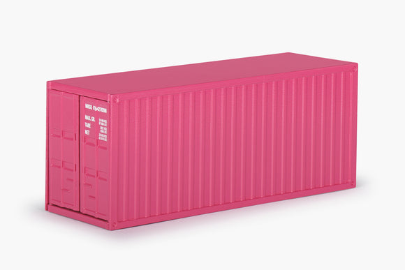1:50 20' Shipping Container -- Pink -- Conrad 99928/09