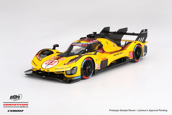 (Pre-Order) 1:18 2025 WEC Qatar 1812km 2nd Place -- #83 Ferrari 499P -- BBR