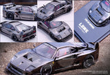 (Pre-Order) 1:64 Ferrari F40 LBWK Liberty Walk -- Chrome Black -- INNO64