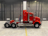 1:50 Kenworth W900 SAR Aerodyne -- Red/Red w/Alloy Wheels -- Iconic Replicas Truck