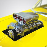 1:18 1965 Ford XP Falcon Sedan -- Custom Drag Car Yellow -- DDA Greenlight