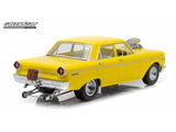 1:18 1965 Ford XP Falcon Sedan -- Custom Drag Car Yellow -- DDA Greenlight
