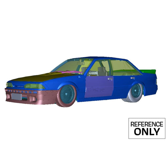 (Pre-Order) 1:24 Holden VL Commodore Custom -- Brite Orange -- DDA Collectibles