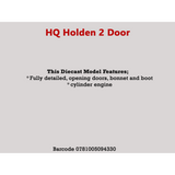 (Pre-Order) 1:24 Holden HQ Monaro GTS -- Silver w/Orange Stripes -- DDA Collectibles