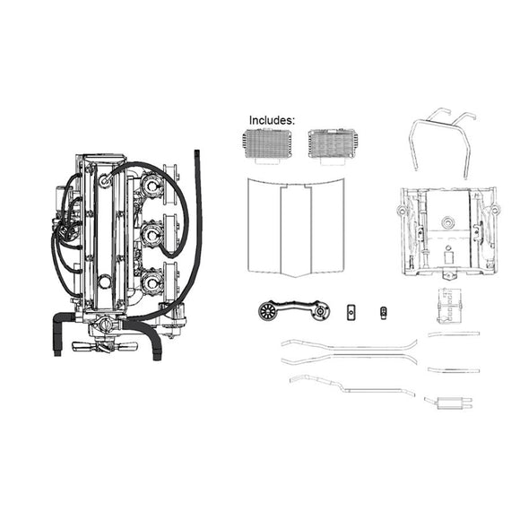 (Pre-Order) 1:24 6-Cylinder Engine + Accessories to suit Holden LC/LJ Torana -- PLASTIC KIT -- DDA Collectibles