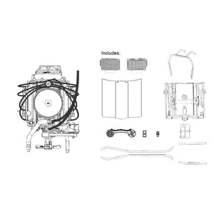 (Pre-Order) 1:24 308 V8 Engine + Accessories to suit Holden LC/LJ Torana -- PLASTIC KIT -- DDA Collectibles