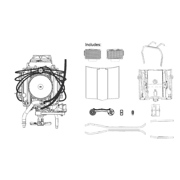 1:24 308 V8 Engine + Accessories -- Holden LC/LJ Torana -- PLASTIC KIT -- DDA