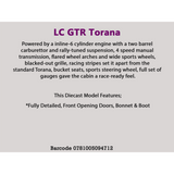 (Pre-Order) 1:24 Holden LC Torana GTR -- Purple -- DDA Collectibles