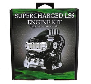 1:24 Supercharged LS6 V8 Engine + Accessories -- PLASTIC KIT -- DDA Collectibles