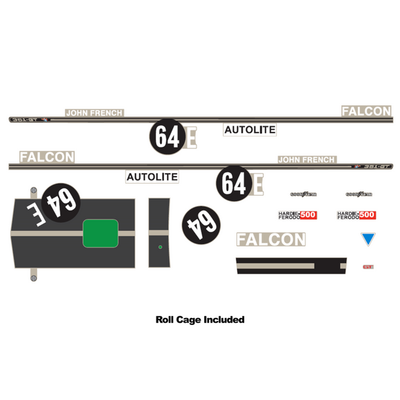 1:24 1971 Bathurst - John French - #64E XY Falcon -- Decal Kit -- DDA: Accessory