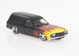 1:24 Holden HJ Panel Van -- Black w/Flames -- DDA Collectibles: Spectra Rides