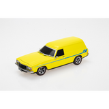 1:24 Holden HX Sandman - Yellow w/Blue Stripes - DDA Collectibles: Spectra Rides