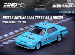 1:64 1987 JTCC Leyton #6 -- Nissan Skyline 2000 Turbo RS-X (DR30) -- INNO64