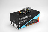 (Pre-Order) 1:64 Mazda RX7 (FD3S) LB-Super Silhouette -- #24 ATHLETE Black -- Motorhelix