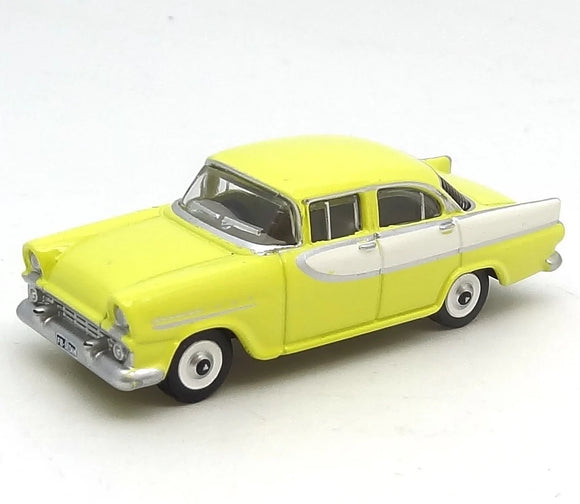 1:87 (HO) 1960 Holden FB Sedan -- Yellow/White -- Cooee Classics
