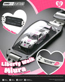 (Pre-Order) 1:64 Lamborghini Miura GT LB-Silhouette -- White/Pink -- INNO64 x D/Stans