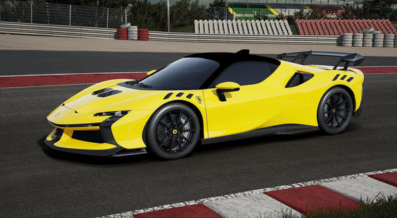 (Pre-Order) 1:18 Ferrari SF90XX Stradale -- Modena Yellow/Black -- Bburago