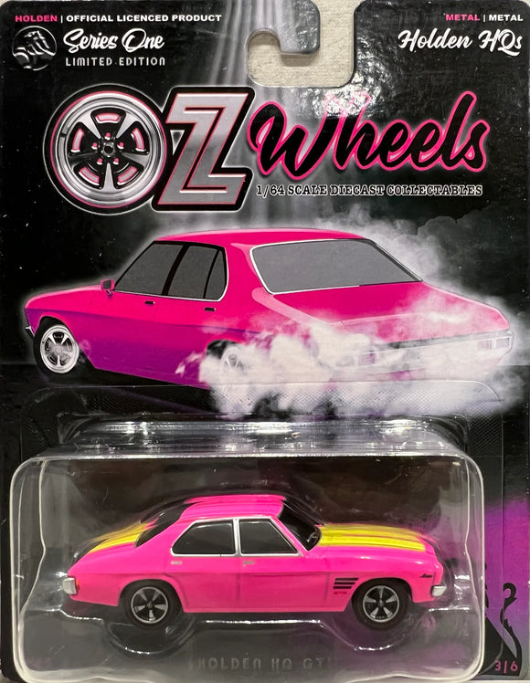 1:64 Holden HQ GTS Monaro -- Pink -- Oz Wheels Series 1