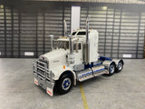 1:50 Kenworth W900 SAR Aerodyne -- White/Blue w/Spider Wheels -- Iconic Replicas Truck