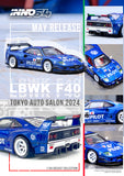 (Pre-Order) 1:64 Ferrari F40 LBWK Liberty Walk -- 2024 Tokyo Auto Salon Blue -- INNO64