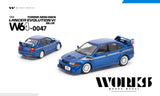 (Pre-Order) 1:64 Mitsubishi Lancer Evo VI Tommi Makinen Edition -- Blue -- Works Model