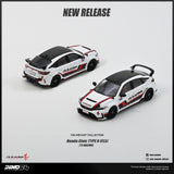(Pre-Order) 1:64 Honda Civic (FL5) J'S Racing -- White -- INNO64