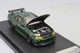 1:64 Nissan GT-R (R34) Nismo CRS -- Dark Green -- Motorhelix