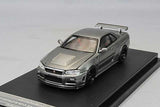 1:64 Nissan GT-R (R34) Nismo CRS -- Gunmetal Grey -- Motorhelix