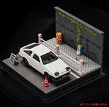 1:64 Diorama – Street Side Background Railing Miniature Scene -- SCJ 82013