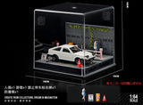 1:64 Diorama – Street Side Background Railing Miniature Scene -- SCJ 82013