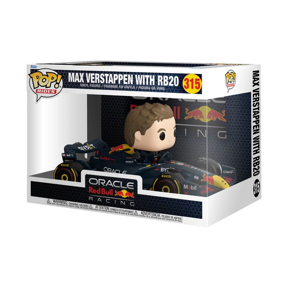 Max Verstappen in Red Bull RB20 F1 Car -- Pop! Vinyl Rides -- Funko FUN83921