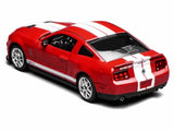1:64 2007 Shelby GT500 Mustang -- Red w/White Stripes -- Motorhelix x Greenlight