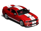 1:64 2007 Shelby GT500 Mustang -- Red w/White Stripes -- Motorhelix x Greenlight