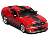 1:64 2007 Shelby GT500 Mustang Super Snake -- Red w/Black Stripes -- Motorhelix x Greenlight